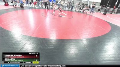 53 lbs Cons. Round 2 - DeAndre Romero, Victory Wrestling-Central WA vs Kai Garcia, Punisher Wrestling Company