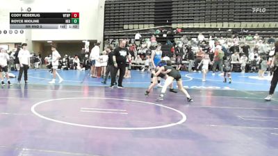 85 lbs Rr Rnd 5 - Cody Heberlig, Washington Twp - MSC vs Royce Mioline, New England Gold - MSC