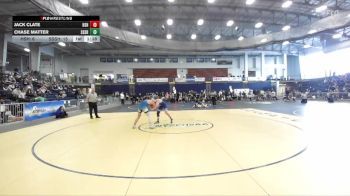 145 lbs Round 3 (3 Team) - Jack Clate, Horseheads Sr HS vs Chase Matter, Saratoga Springs Sr HS