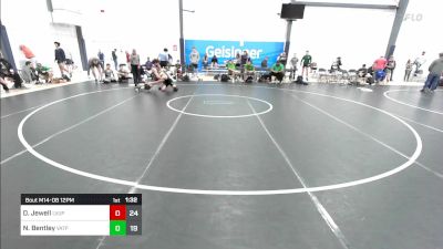 148 lbs 7th Place - David Jewell, Level Up vs Noah Bentley, Virginia Team Predator