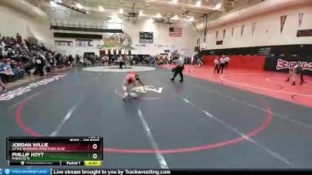138 Boys Cons. Round 4 - Phillip Hoyt, PARACHUTE vs Jordan Willie, Little Warriors Wrestling Club