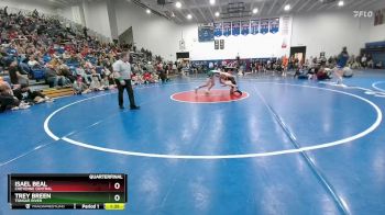 126 lbs Quarterfinal - Isael Beal, Cheyenne Central vs Trey Breen, Tongue River