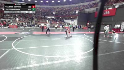 70 lbs Champ. Round 2 - Easton Skewes, Union Grove Wrestling Club vs Gabriel Gehring, Slinger