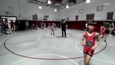 63 lbs Rr Rnd 1 - Ryan Kim, Red Nose Wrestling School vs Anthony Benedetti, Power Half Wrestling Academy