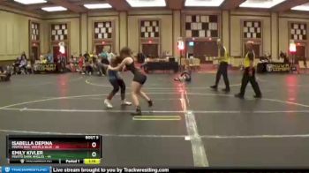 110 lbs Round 2 (8 Team) - Emily Kivler, Misfits Dark Angles vs Isabella Depina, Misfits Red, White,& Blue