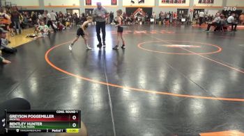 PW-14 lbs Cons. Round 1 - Greyson Poggemiller, PACK732 vs Bentley Hunter, Morning Sun Tigers