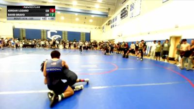 120 lbs Champ. Round 2 - David Bravo, LBWSS vs Jordan Lozano, Eastvale Elite Wrestling