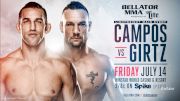 Bellator 181's Brandon Girtz talks Derek Campos trilogy fight and Brent Primus winning 155lb title