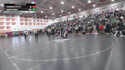 150 lbs Quarterfinal - Cameron Plotts, Massillon Perry vs James Kosza, Hartland