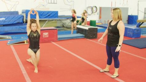 Beam Alignment Drill For Single-Leg Acro Landings