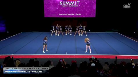 American Cheer Elite - Stealth [2026 L3 Senior - D2 - Small - A Semis] 2026 The D2 Summit