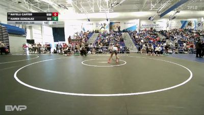 130 lbs Cons. Round 3 - Nayelli Carter, Wichita-Northwest HS vs Karen Gonzalez, Wichita-Southeast HS