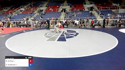 150 lbs Cons 32 #1 - Brady Duling, KS vs Gage Anderson, SD