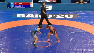 61 kg 1/8 Final - Aruzhan Bakytnur, Kazakhstan vs Fidan Babayeva, Azerbaijan