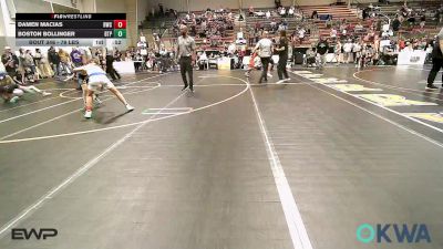 76 lbs Final - Damen Macias, Berryhill Wrestling Club vs Boston Bollinger, Tulsa Blue T Panthers