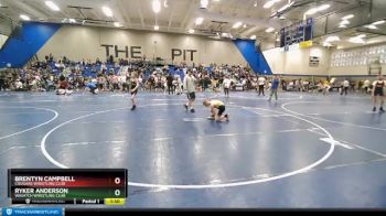 90 lbs Champ. Round 2 - Brentyn Campbell, Cougars Wrestling Club vs Ryker Anderson, Wasatch Wrestling Club