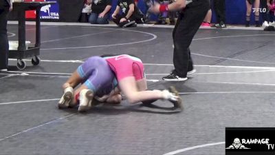 85 lbs Quarterfinal - Lexi Macias, Oakley Wrestling Club vs Jalie Noonan, Jr Viking