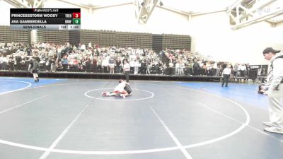 116 lbs Semifinal - Princessstorm Woody, Trenton Youth Wrestling vs Ava Gamberdella, Branford