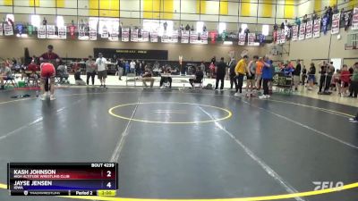 150 lbs Cons. Round 4 - Kash Johnson, High Altitude Wrestling Club vs Jayse Jensen, Iowa