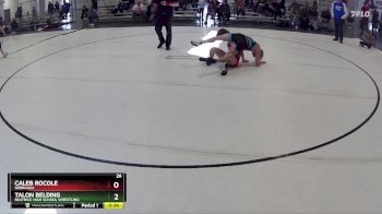 123 lbs Cons. Semi - Talon Belding, Beatrice High School Wrestling vs Caleb Rocole, Nebraska
