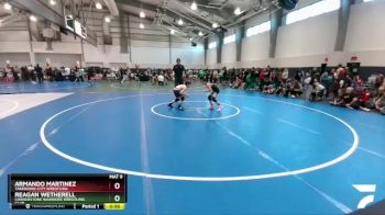 83 lbs Quarterfinal - Armando Martinez, Takedown-City Wrestling vs Reagan Wetherell, Cornerstone Warriors Wrestling Club