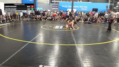 142 lbs Quarterfinal - Laken Rouzer, Waynesboro vs Colten Shunk, Centre Hall