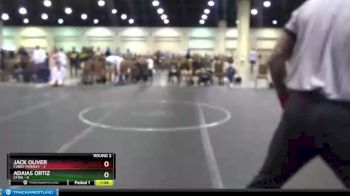 106 lbs Round 2 (8 Team) - Adaias Ortiz, CFWA vs Jack Oliver, Funky Monkey