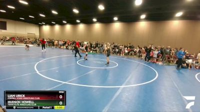 99-100 lbs Round 3 - Liam Urick, Coppell Stars Wrestling Club vs Hudson Howell, Texas Elite Wrestling Club