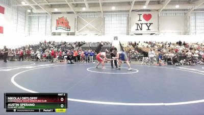 188 lbs Cons. Round 2 - Austin Sperano, Club Not Listed vs Nikolaj Ortlofff, Canandaigua Youth Wrestling Club