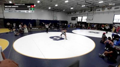 126 lbs Champ. Round 2 - Mikey Sheen, Clovis High vs William Arroyo, Ayala High School Wrestling
