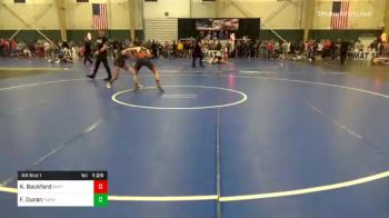 113 lbs Prelims - Keegan Beckford, Raptors vs Fatima Duran, Yuma Wrestling