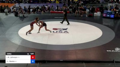 130 lbs Rnd Of 16 - Ava Johnson, TN vs Lilliana Banks, WI