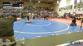 46 lbs Consi Of 8 #2 - Chandler Lewis, Salina Wrestling Club vs Case Goodman, Chandler Takedown Club