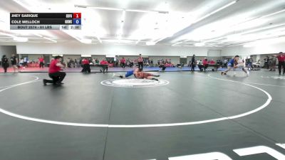 61 lbs Cons. Sub-quarters - Jhey Sarique, South San Francisco Gator WC vs Cole Melloch, Guardian Knights Wrestling Club
