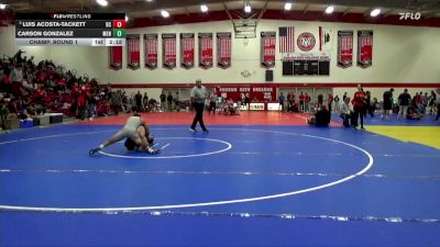 141 lbs Champ. Round 1 - Luis Acosta-Tackett, Bakersfield College vs Carson Gonzalez, Menlo NWCA
