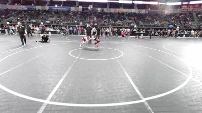 56.6 lbs Semifinal - Isabella Mafnas, 2TG vs Brielle Boles, Mustang Bronco Wrestling Club