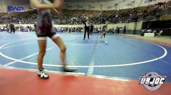 85 lbs Round Of 32 - Talon Peterpaul, Marlow Outlaws vs Gabriel Shuemake, Viking Wrestling Club