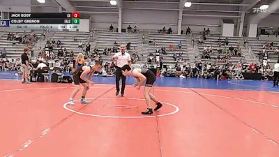 126 lbs Rr Rnd 1 - Jack Bost, Combat Athletics - HSB vs Colby Grenon, Falcons Wrestling Club - HSB