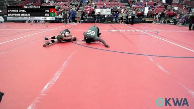 55 lbs 3rd Place - Chance Chill, Perry Wrestling Academy vs Grayson Medlin, Hutch Wrestling Club