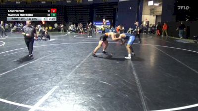 184 lbs Round Of 16 - Sam Fisher, Virginia Tech vs Marcus Murabito, North Carolina