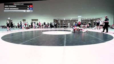 84 lbs Champ. Round 5 - Axel Forsman, TX vs Brady McDonald, OK