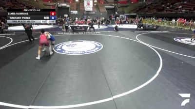 53-55 kg 3rd Place Match - Ciara Hawkins vs Stefany Perez, Manteca Cobras Wrestling Club