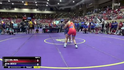 155 lbs Quarterfinal - Ceci Del Real, MO vs Ayva Besco, KS