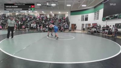 285 lbs Round 5 - Gunnar Wenneker, Auxvasse vs Myles Nuzum, Father Tolton