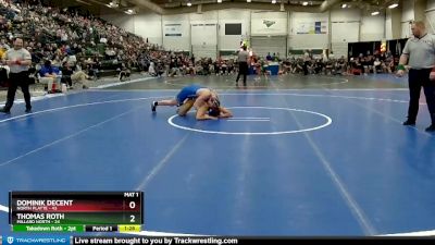 195 lbs Semis & 1st Wrestleback (8 Team) - Thomas Roth, Millard North vs Dominik Decent, North Platte