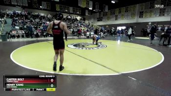120 lbs Cons. Round 3 - Henry Kang, San Marino vs Carter Bolt, Torrey Pines