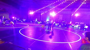 49 lbs Quarterfinal - Thomas Caro V, Team Aggression vs Cain Yellowhair, Rez Kids