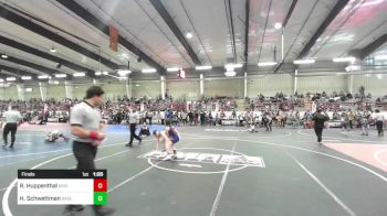 101 lbs Final - Regan Huppenthal, Brighton Wrestling Club vs Harper Schwettman, Badlands Elite