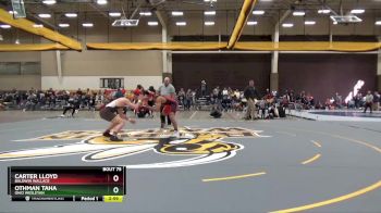 174 lbs Champ. Round 2 - Carter Lloyd, Baldwin Wallace vs Othman Taha, Ohio Wesleyan