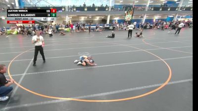 52 lbs Round 1 - Jaxton Wirick, Unattached vs Lorenzo Balamenti, Unattached
